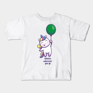 Sparkle wherever you go Kids T-Shirt